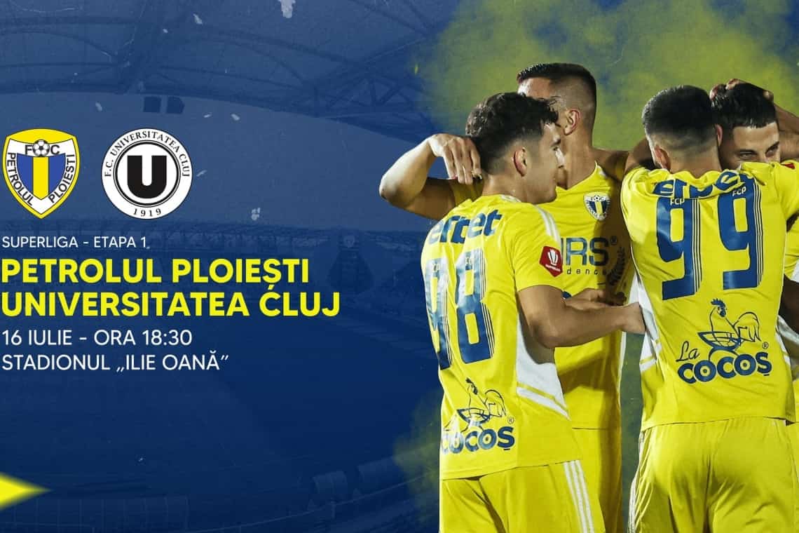 De la ora 18:30, Petrolul Ploiești, față-n față cu Universitatea Cluj, la debutul Superligii 2023/2024! Ce măsuri au luat jandarmii pentru acest meci