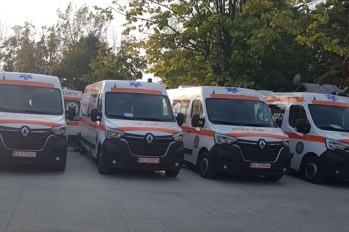 Serviciul de Ambulanță Prahova a primit cinci autospeciale noi
