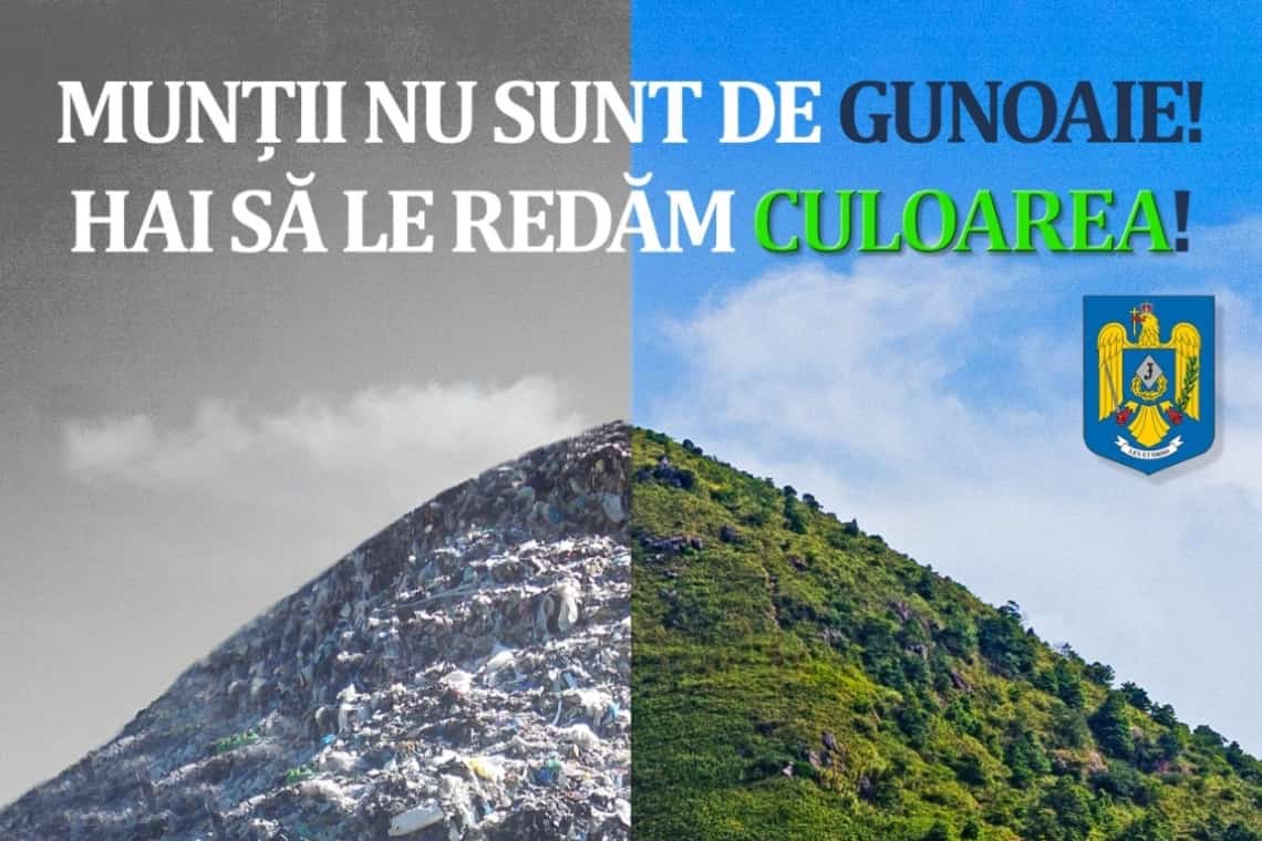 De ziua lor, jandarmii montani prahoveni ne invită alături de ei, să curățăm munții de gunoaie!
