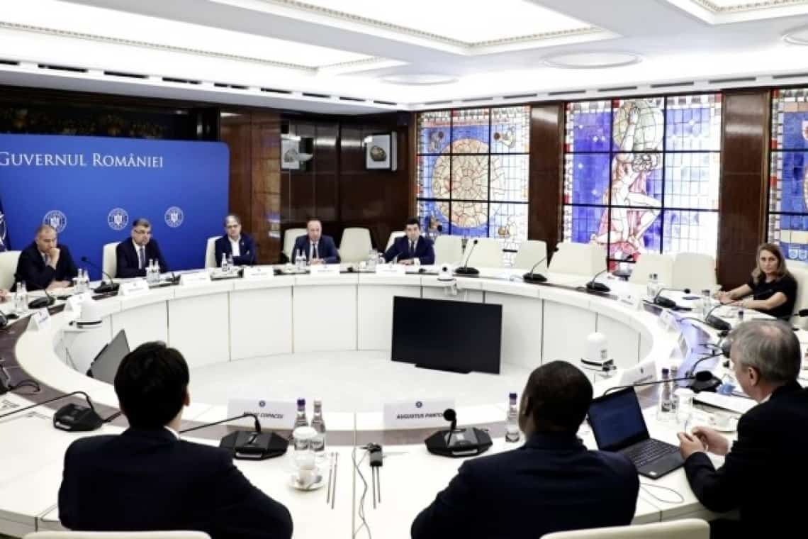 Premierul Marcel Ciolacu s-a întâlnit cu delegația FMI, aflată în România în misiunea anuală de evaluare