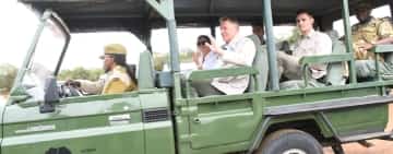 Carmen și Klaus Iohannis, în excursie la Parcul Național Nairobi, din Kenya