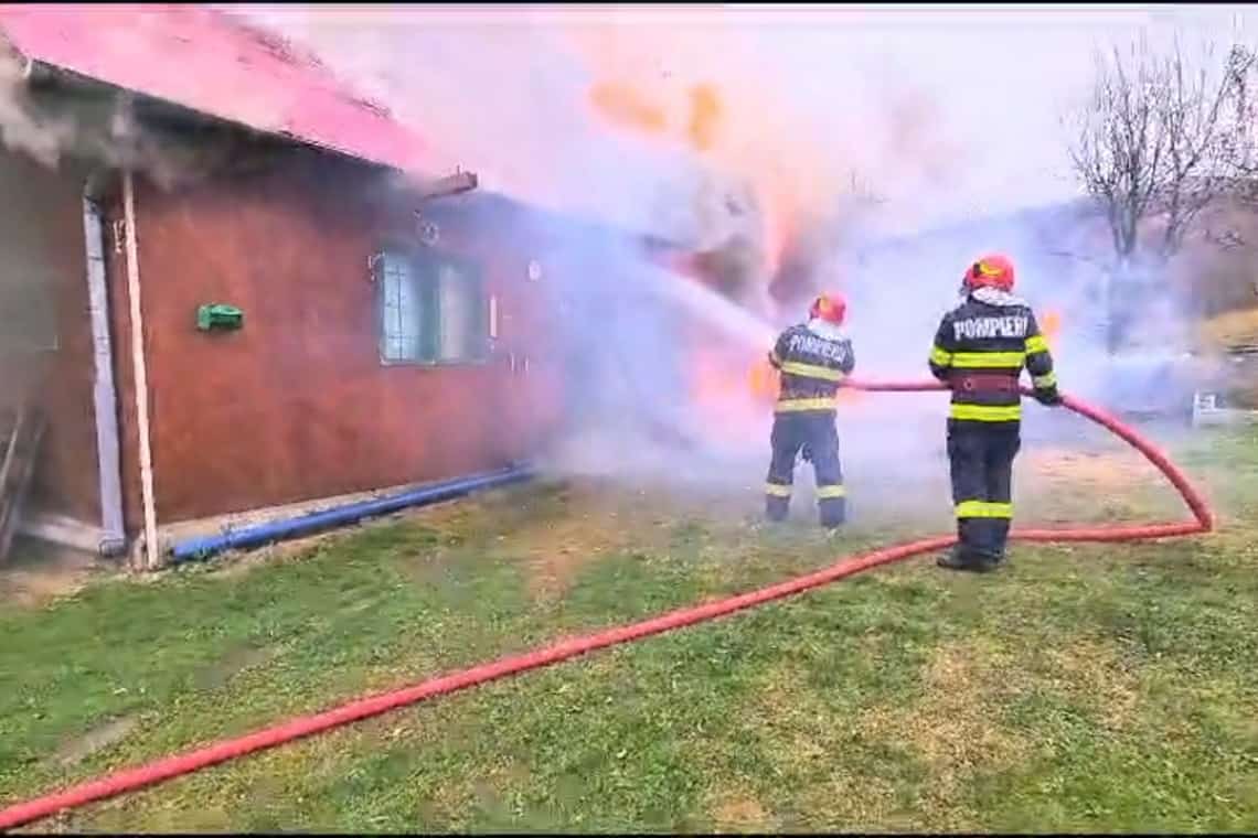 Incendiu în Drajna de Jos