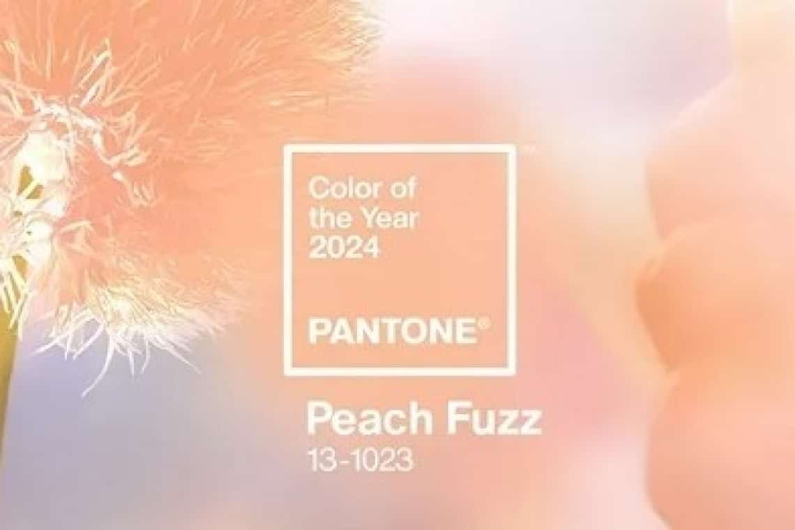 Peach fuzz, o combinație de roz cu portocaliu, este culoarea anului 2024!