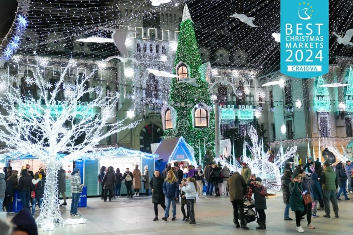 Craiova – locul II (după Budapesta) în topul celor mai frumoase târguri de Crăciun din Europa