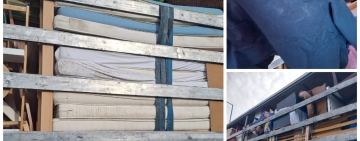 TIR-uri pline cu deșeuri electrocasnice și mobilier uzat, care ar fi trebuit să ajungă ”pe piață” și în Prahova, au fost respinse la vamă