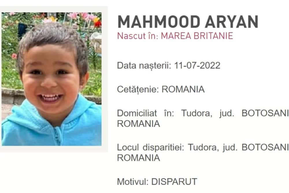 Băiețelul de nici doi ani, dispărut de ieri după-amiază, a fost găsit în viață!