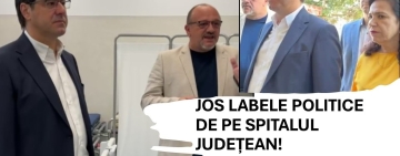 PNL folosește Unitatea de Primiri Urgențe a Spitalului Județean pentru propagandă politică. Ziariștii incomozi nu au fost invitați la prezentarea investiției!