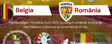 Meciul României cu Belgia, de la Euro 2024, va fi transmis în centrul Ploieștiului pe un ecran imens