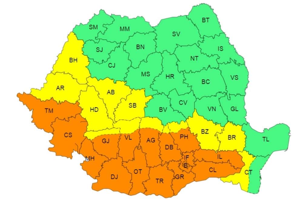 Marți, 13 august: Prahova, sub Cod portocaliu de caniculă. Temperatura poate ajunge la 40 de grade la umbră