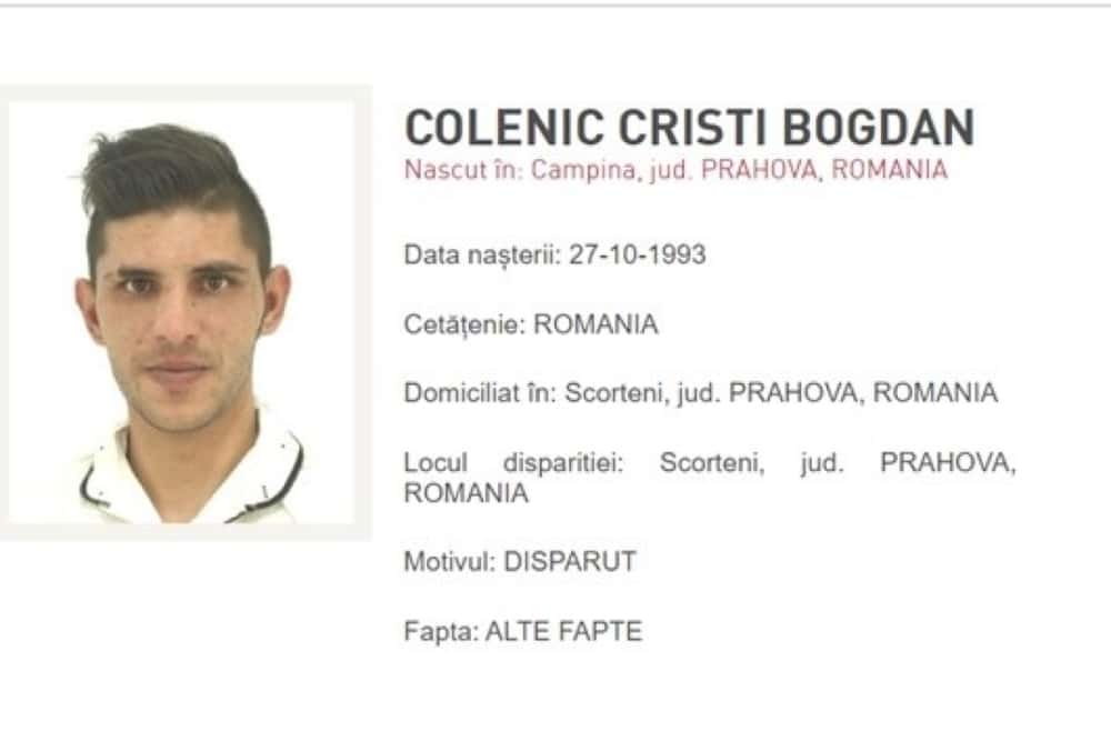 Un tânăr cu afecțiuni psihice din Scorțeni, dat dispărut de mama sa. Dacă l-ați văzut, sunați la 112!