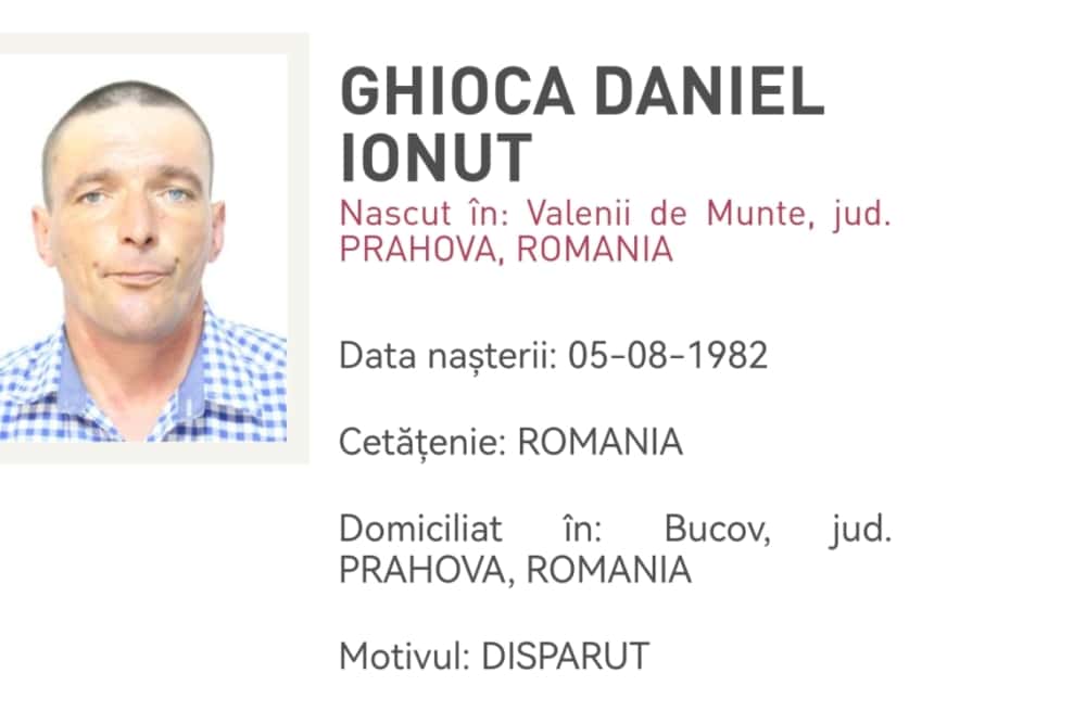 Un bărbat din Bucov, cunoscut cu afecțiuni psihice, a fost dat dispărut