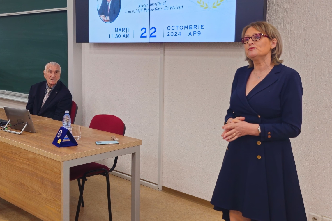 Fostul rector al UPG Ploiești, Niculae Napoleon Antonescu, sărbătorit la împlinirea vârstei de 90 de ani