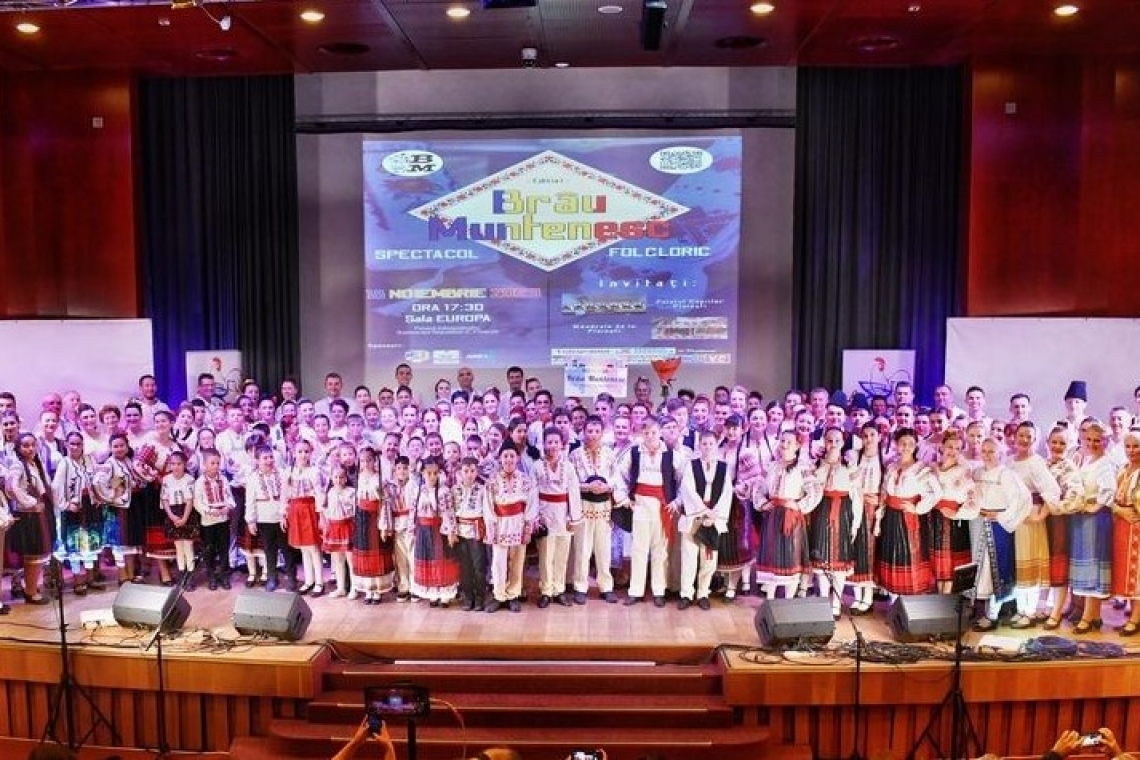„Hai la Brâu!” / A doua ediție a spectacolului folcloric organizat de „Brâu Muntenesc” va avea loc pe 16 noiembrie, la Casa Sindicatelor din Ploiești