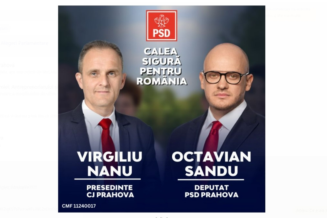 Profil de candidat: Notarul public Octavian Sandu candidează la Camera Deputaților pe lista PSD Prahova
