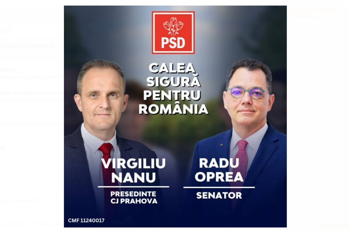 Profil de candidat: Politician experimentat, ploieșteanul Radu Oprea candidează pentru Senat din partea PSD Prahova