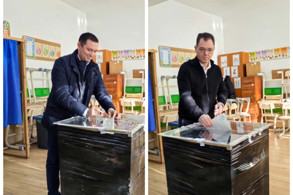 Parlamentarii Bogdan Toader și Radu Oprea au votat la Școala George Coșbuc din Ploiești
