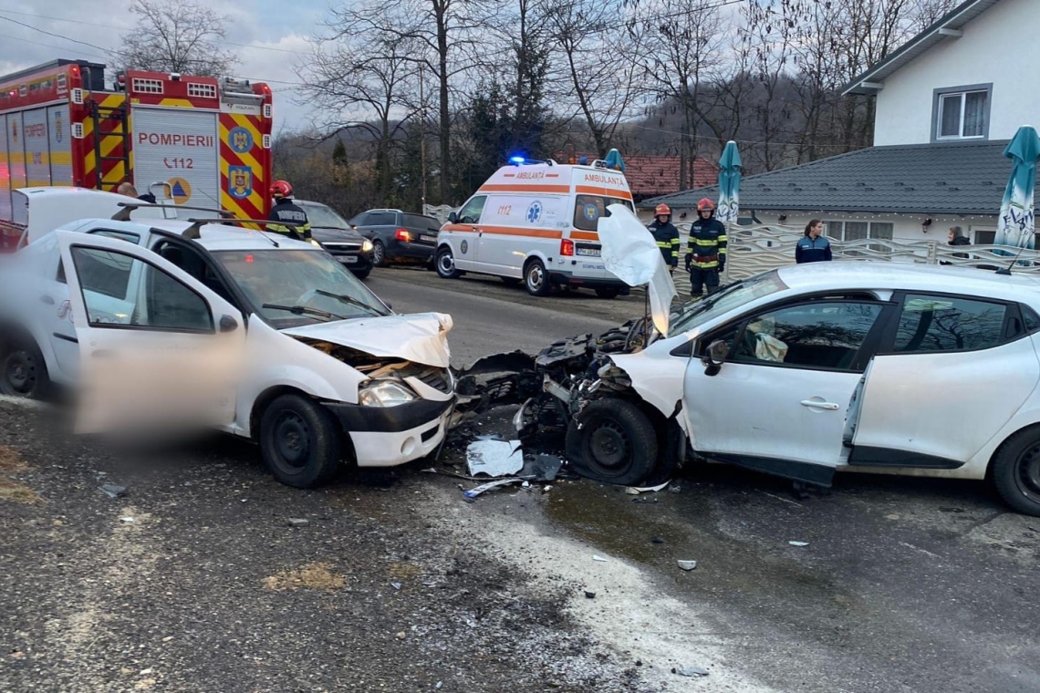 Accident cu patru răniți, în comuna Posești 