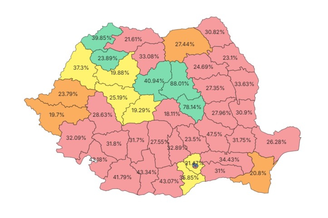 PSD rămâne pe primul loc în Prahova, după centralizarea a aproape 60% dintre procesele verbale din secțiile de votare