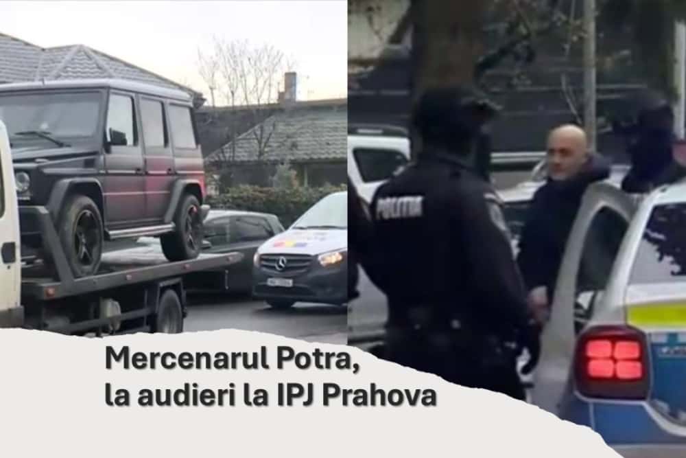 IPJ Prahova, despre ce au găsit polițiștii în autoturismul în care se afla mercenarul Horațiu Potra