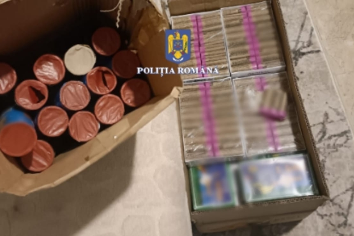 Șase percheziții în Prahova, la persoane care dețineau ilegal articole pirotehnice