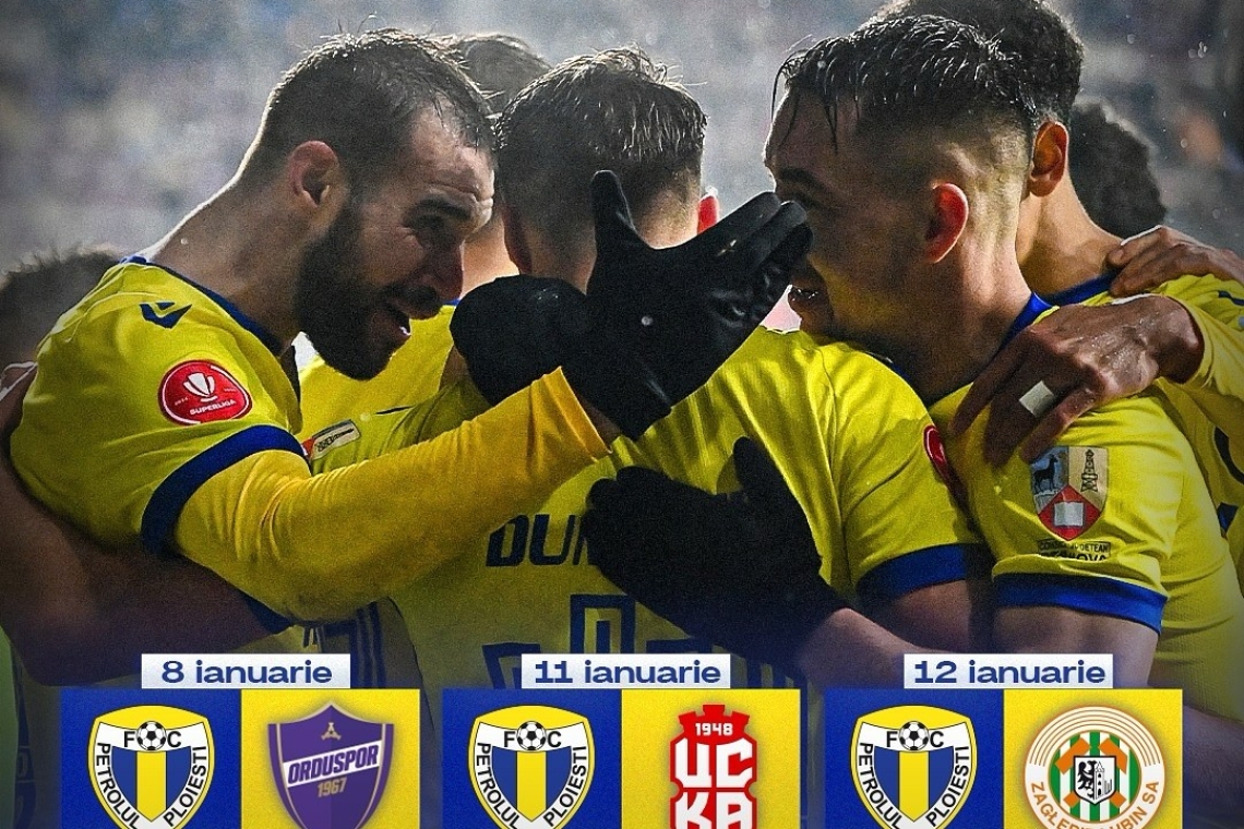 Petrolul va disputa trei meciuri de verificare în Antalya, la începutul lui 2025