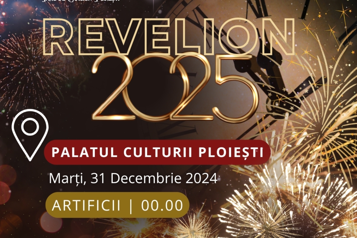 Spectacol de artificii de Revelion, în centrul Ploieștiului. DJ-ii vor întreține atmosfera!