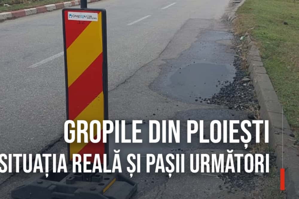 Primarul Mihai Polițeanu a făcut recensământul gropilor de pe străzile din Ploiești. Ce se întâmplă cu craterele din asfalt?