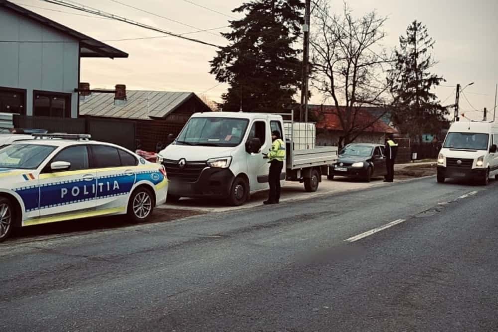 Polițiștii de la Rutieră, în acțiune pe DN1B, drumul național unde au fost două accidente mortale la interval de câteva ore