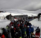 Avalanșă de schiori pe pârtiile din Sinaia, de Ziua Unirii Principatelor