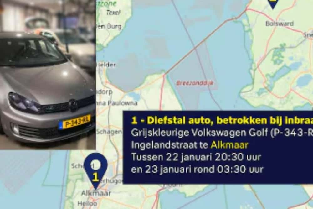 Autorii jafului de la Muzeul Drents au folosit un autoturism furat cu câteva zile înainte de spargere