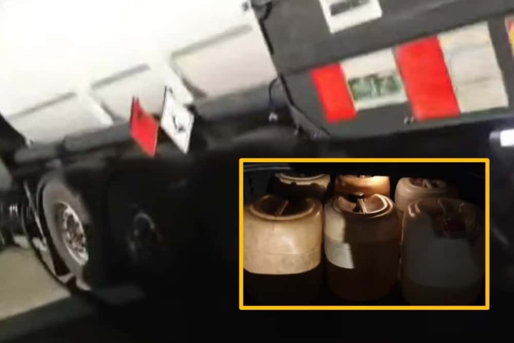 Bărbat prins de jandarmi în timp ce ”descărca” motorină dintr-o cisternă, în comuna Brazi