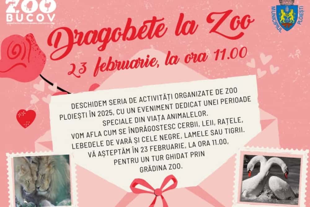 Dragobetele animalelor, pe 23 februarie, la Grădina Zoologică de la Parcul Bucov
