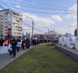 Sfârșit de săptămână agitat la Ploiești: proteste ale sindicaliștilor TCE și măturătorilor de străzi