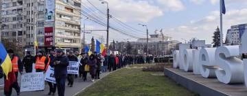 Sfârșit de săptămână agitat la Ploiești: proteste ale sindicaliștilor TCE și măturătorilor de străzi
