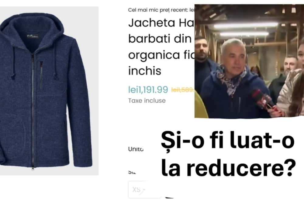 Săracul om bogat a mers la piață cu coș din nuiele și jachetă de sute de euro!