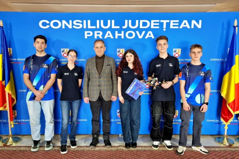 Echipa de robotică BraveBots, de la Colegiul Național ”Mihai Viteazul”, pune Prahova pe harta inovației
