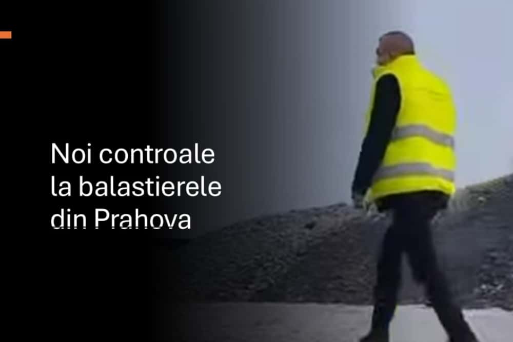 Continuă controalele la balastierele din Prahova. Unde au mai ajuns echipele coordonate de subprefectul Tănase
