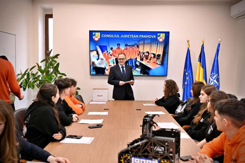 Consiliul Județean asigură deplasarea echipei Eastern Foxes la Campionatul Mondial de Robotică din Texas