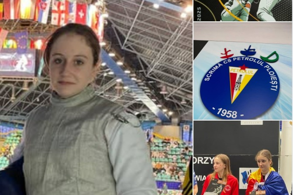 O sportivă a Clubului Sportiv Petrolul Ploiești, evoluție remarcabilă la Turneul Internațional de Scrimă din Polonia