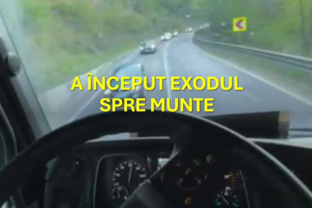 1 Mai/ Trafic aglomerat de la prima oră pe DN1, spre munte