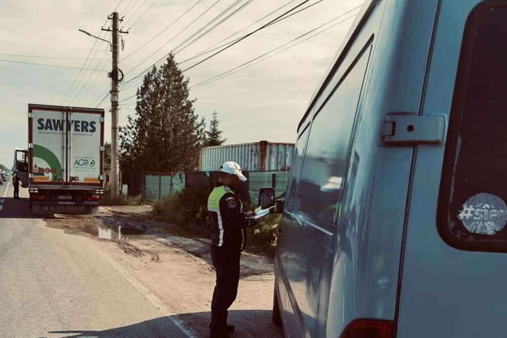 Acțiune rutieră pe DN1, la Potigrafu și Nistorești
