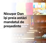 Nicușor Dan va depune astăzi jurământul în fața Parlamentului României