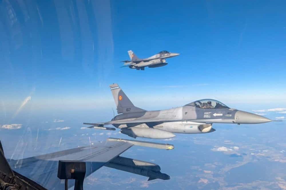 Aeronave F-16 vor survola întreg teritoriul României, până pe 2 iunie! 