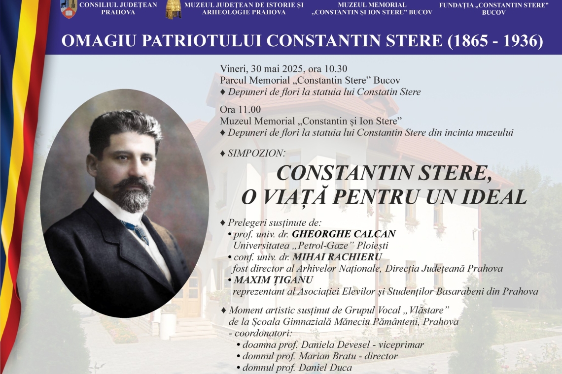 Constantin Stere, o viață pentru un ideal! 160 de ani de la nașterea marelui patriot
