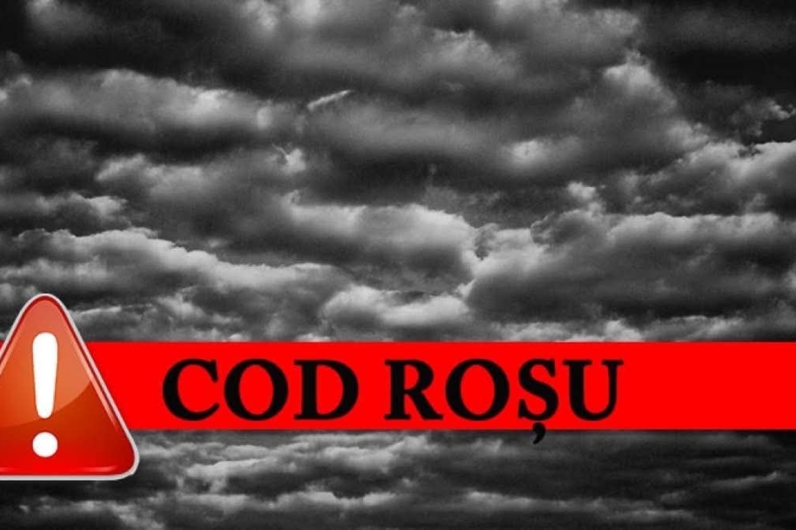 COD ROȘU de grindină, ploi torențiale și vijelii, pentru patru localități prahovene