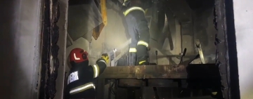 Incendiu la stația de epurare din comuna Măgurele, satul Iazu. Clădirea încă nu fusese dată în folosință!