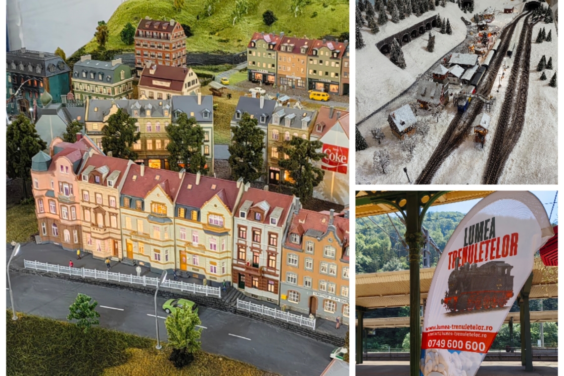 Expoziție de trenulețe, din nou, în Gara Sinaia