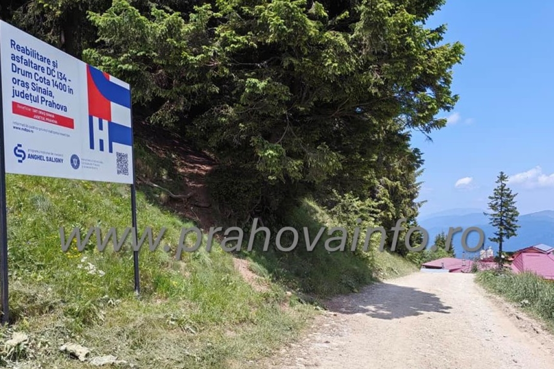 Exclusiv/ Încep lucrările de modernizare a drumului către Cota 1400 din Sinaia
