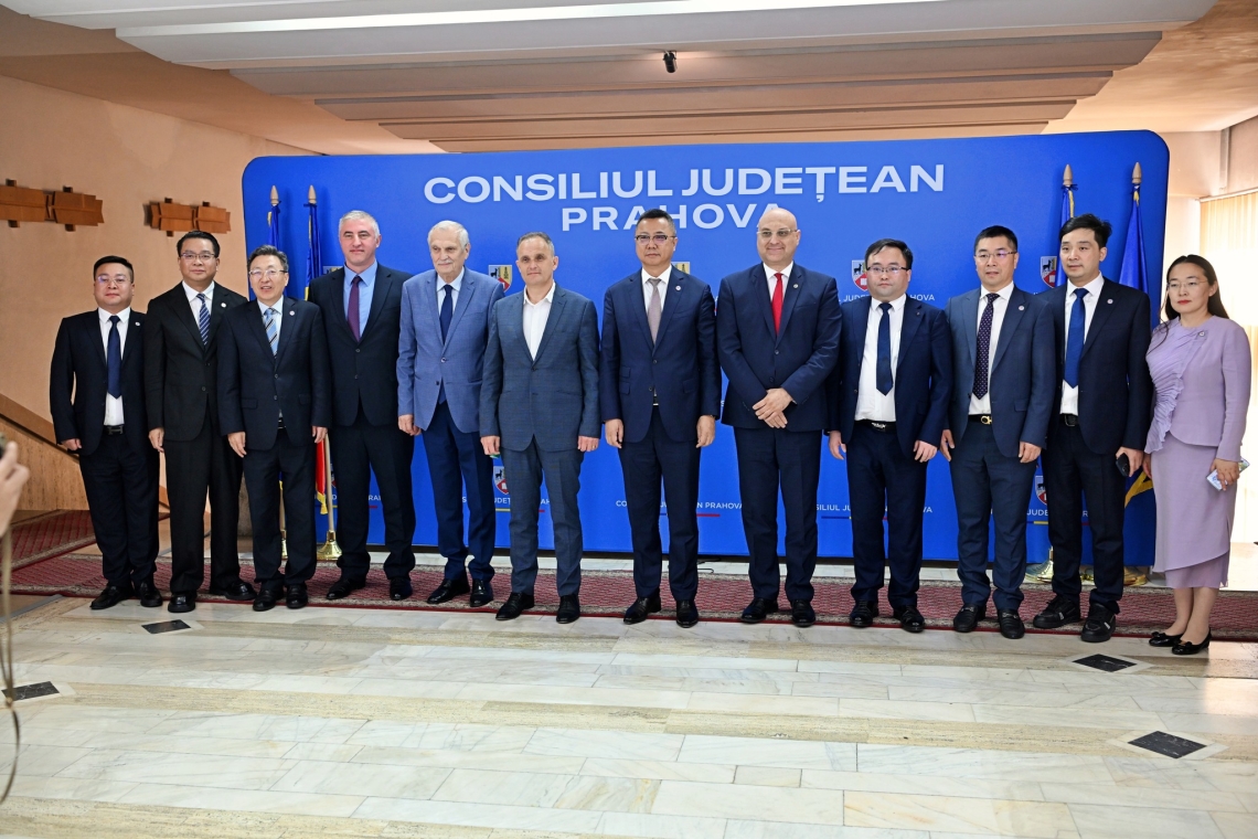 Județul Prahova, deschis către Asia: întâlnire cu delegația Consiliului China - Europa, la Consiliul Județean
