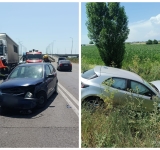Coliziune între două autoturisme, pe DN1B, în Blejoi